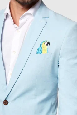 OppoSuits Birdie - Soft Blue^Men Deluxe Blazers