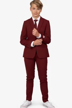 OppoSuits Blazing Burgundy^Teen Boys Prom Suits
