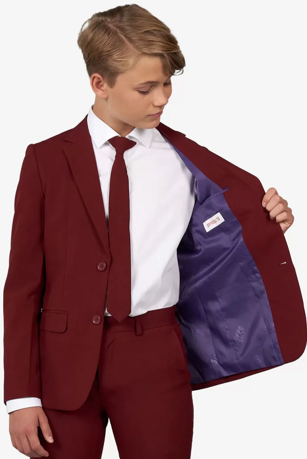 OppoSuits Blazing Burgundy^Teen Boys Prom Suits