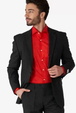 OppoSuits Christmas Icons Red^Men Christmas Shirts