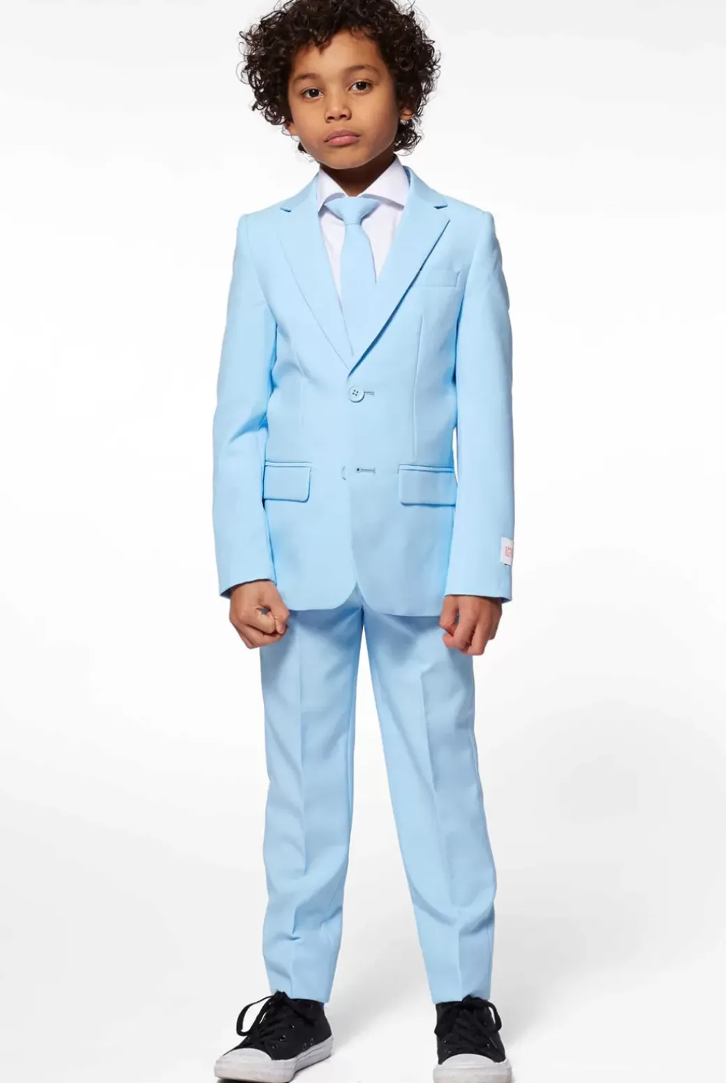 OppoSuits Cool Blue^Boys Solid Colored Suits