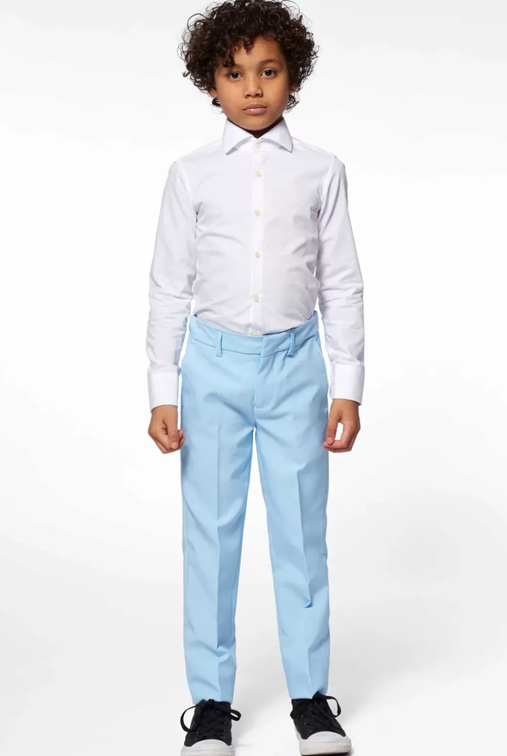 OppoSuits Cool Blue^Boys Solid Colored Suits