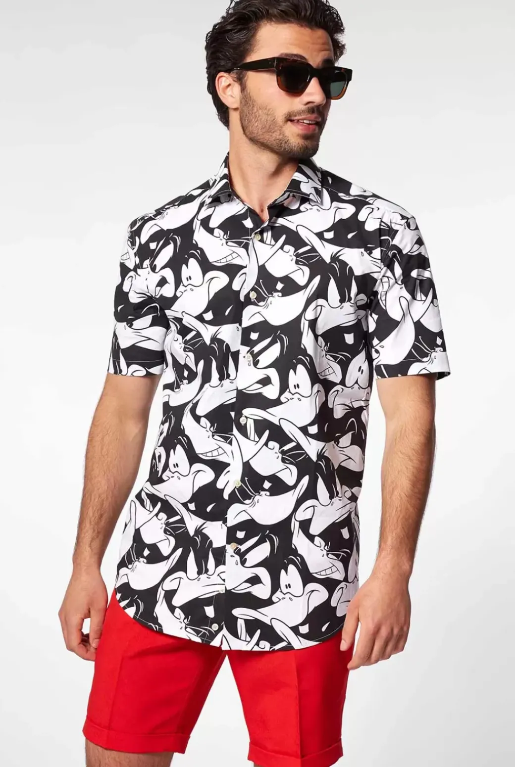 OppoSuits Daffy Duck^Men Casual Shirts