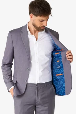 OppoSuits Daily Dark Grey^Men Prom Suits