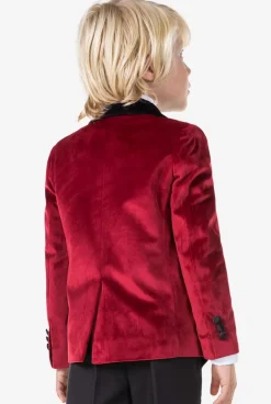 OppoSuits Dinner Jacket - Burgundy^Boys Blazers