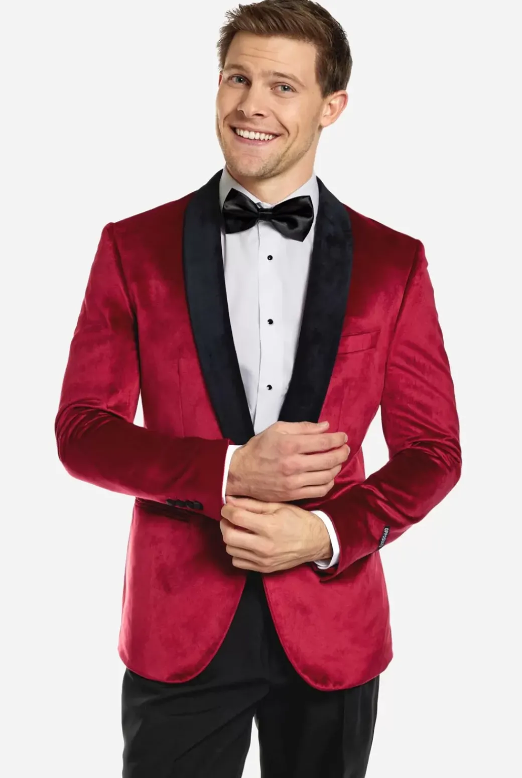 OppoSuits Dinner Jacket - Burgundy^Men Christmas Blazers