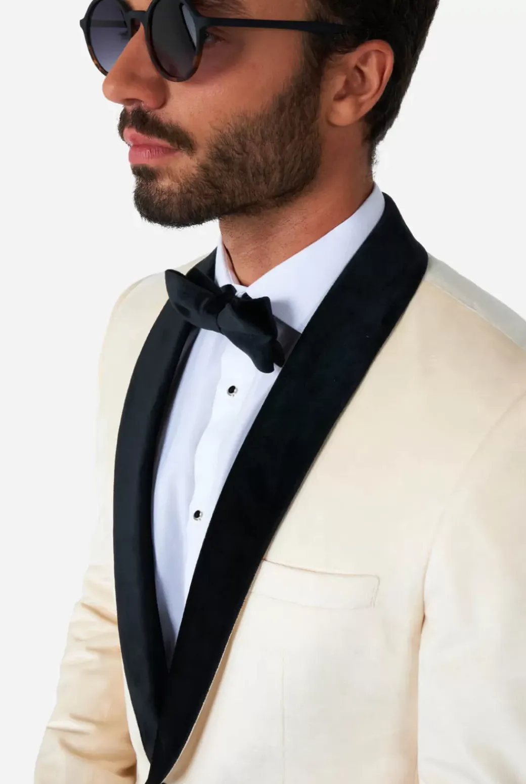 OppoSuits Dinner Jacket - Ivory Champagne^Men Christmas Blazers