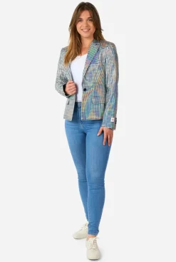 OppoSuits Discoballer^Women Christmas Blazers