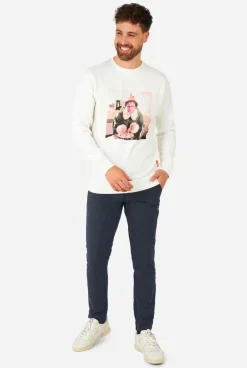 OppoSuits Elf™ - Buddy's Dinner^Men Christmas Sweaters