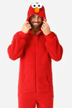 OppoSuits Elmo Onesie^Men Solid Colored Onesies