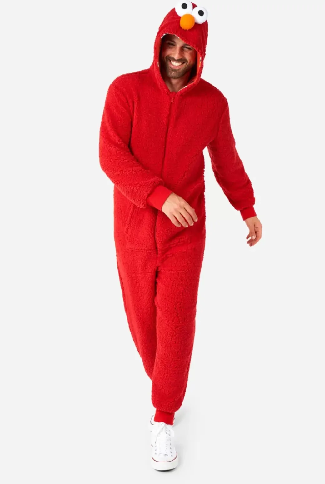 OppoSuits Elmo Onesie^Men Solid Colored Onesies