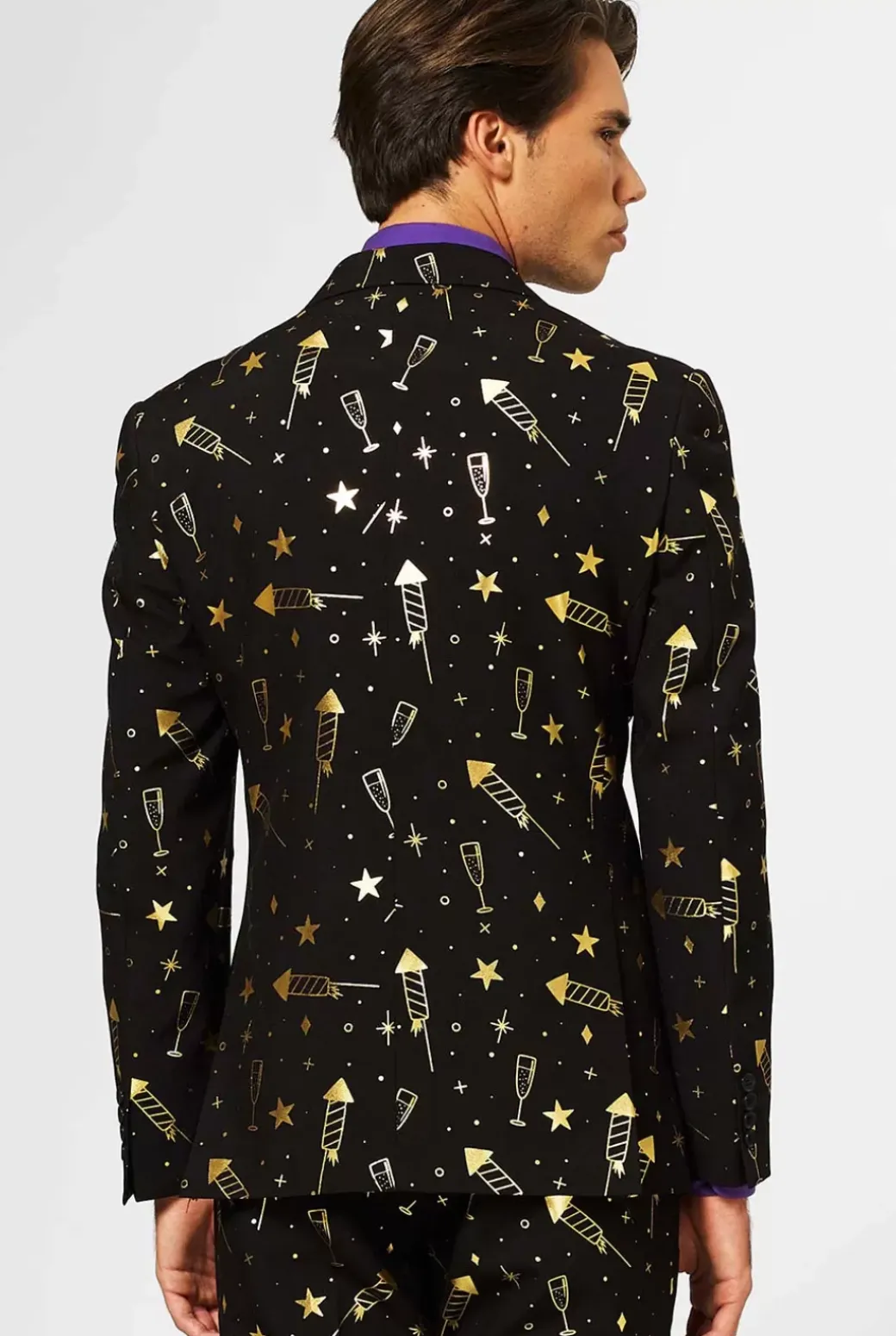 OppoSuits Fancy Fireworks^Men Christmas Suits