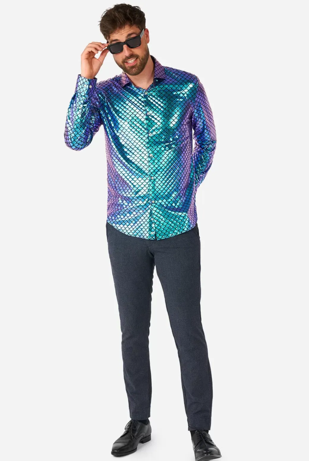 OppoSuits Fancy Fish^Men Casual Shirts