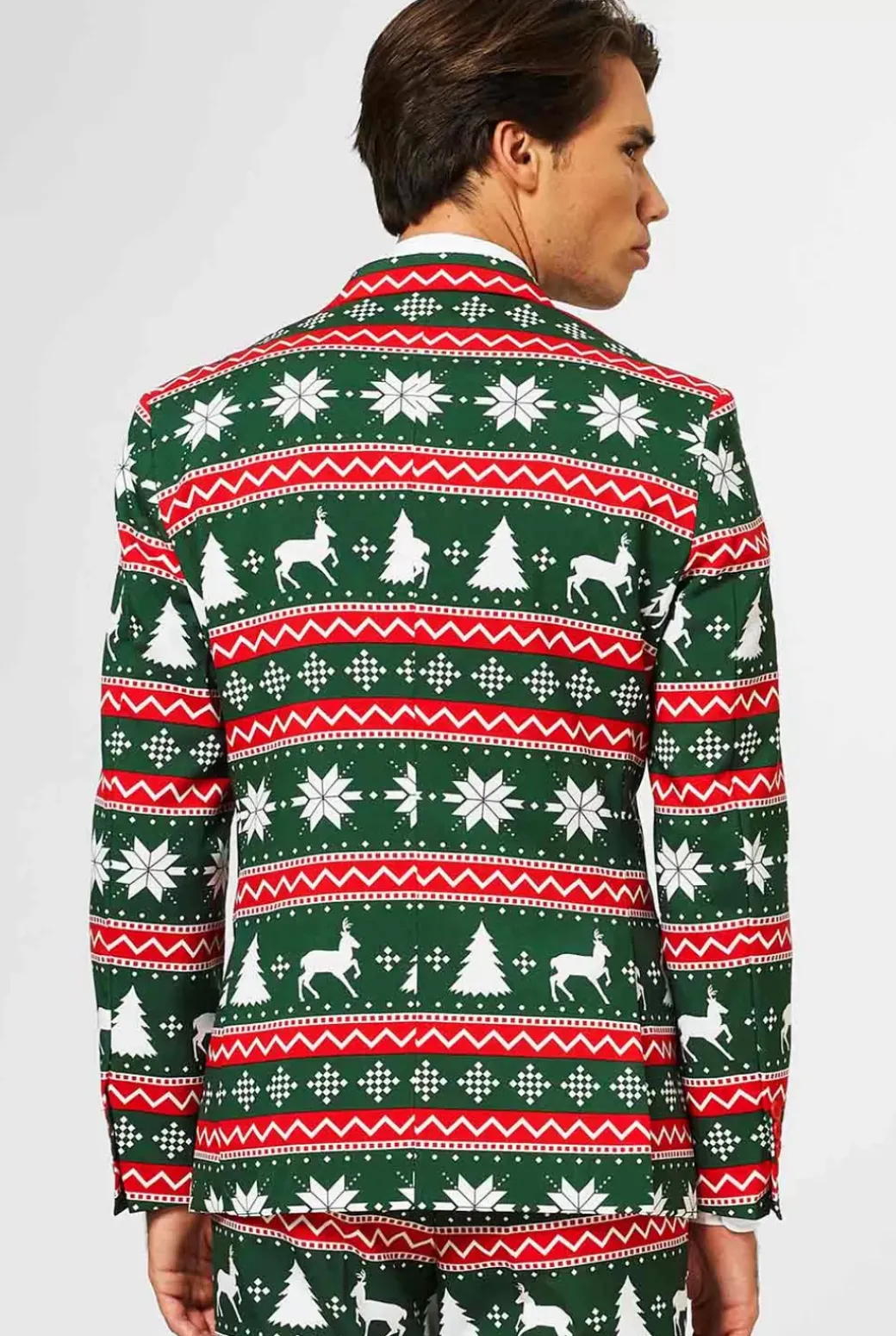 OppoSuits Festive Green^Men Christmas Suits