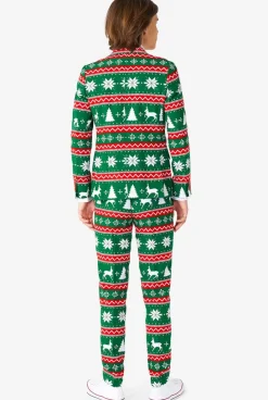 OppoSuits Festive Green^Teen Boys Christmas Suits