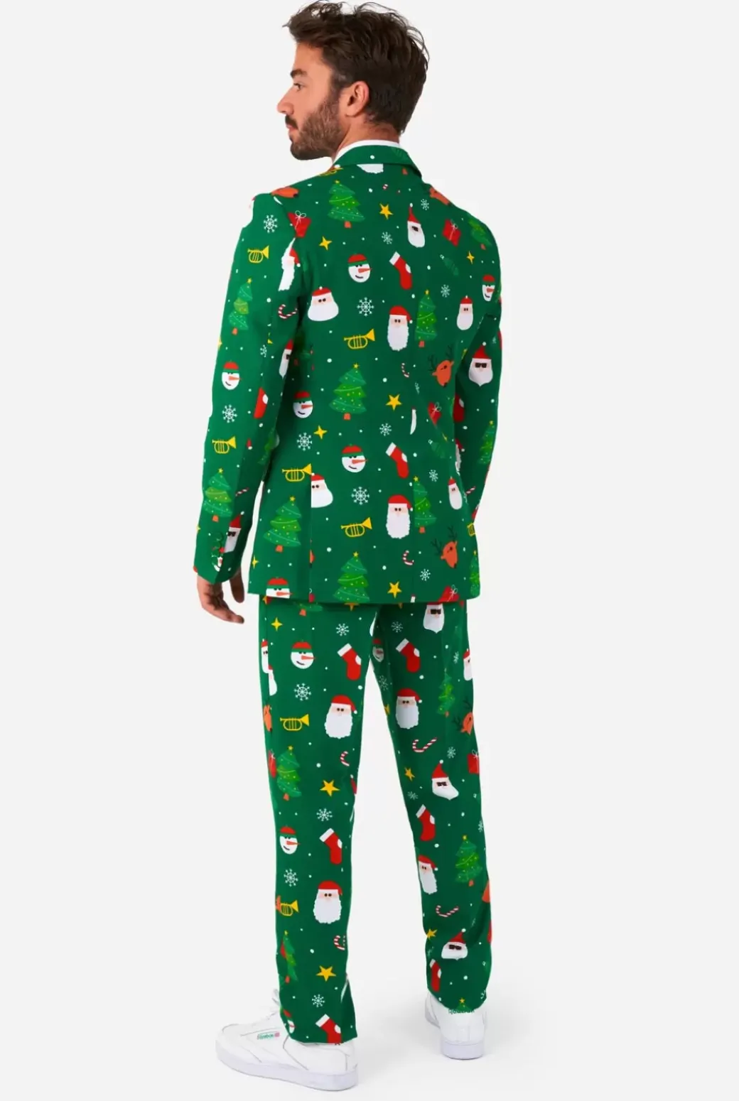OppoSuits Festivity Green^Men Christmas Suits