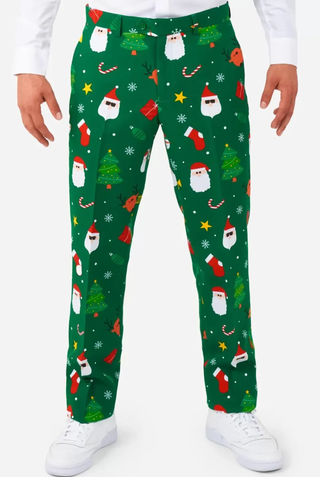 OppoSuits Festivity Green^Men Christmas Suits