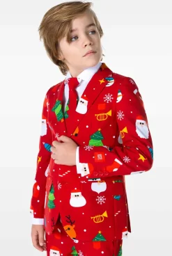 OppoSuits Festivity Red^Boys Christmas Suits