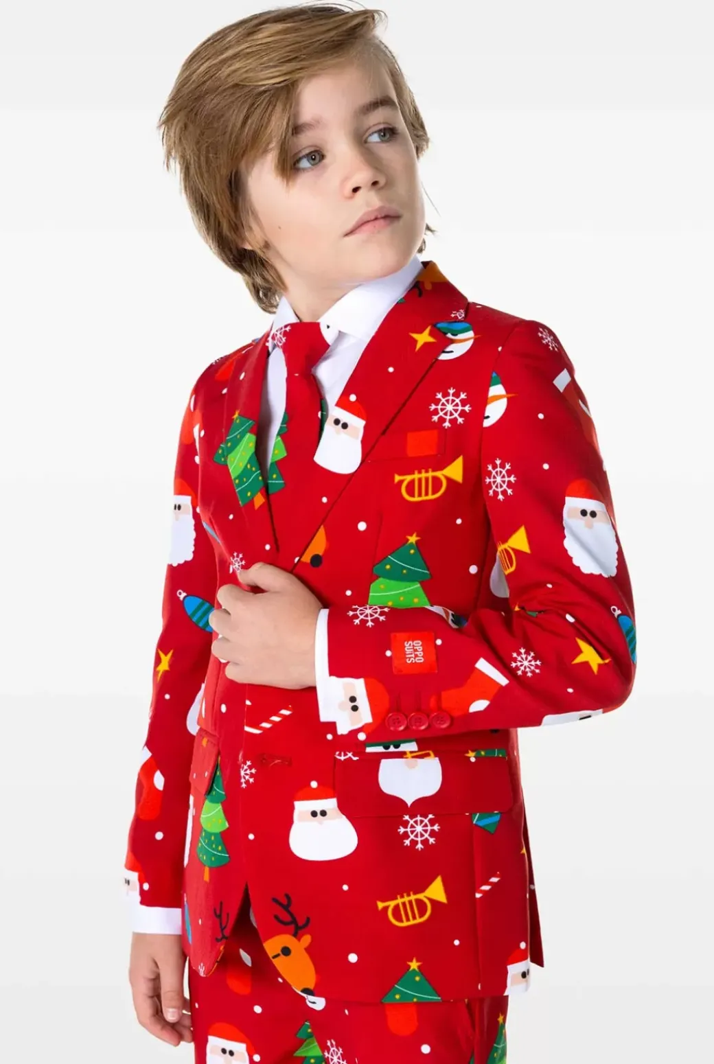 OppoSuits Festivity Red^Boys Christmas Suits