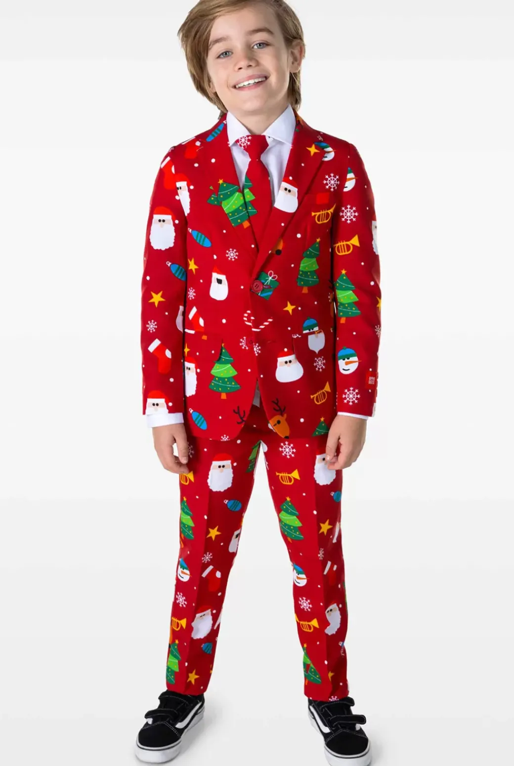 OppoSuits Festivity Red^Boys Christmas Suits