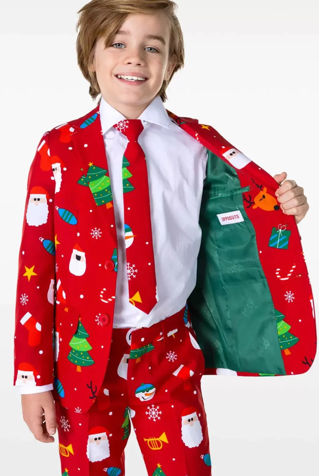OppoSuits Festivity Red^Boys Christmas Suits