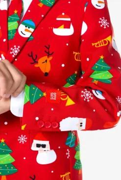 OppoSuits Festivity Red^Teen Boys Christmas Suits