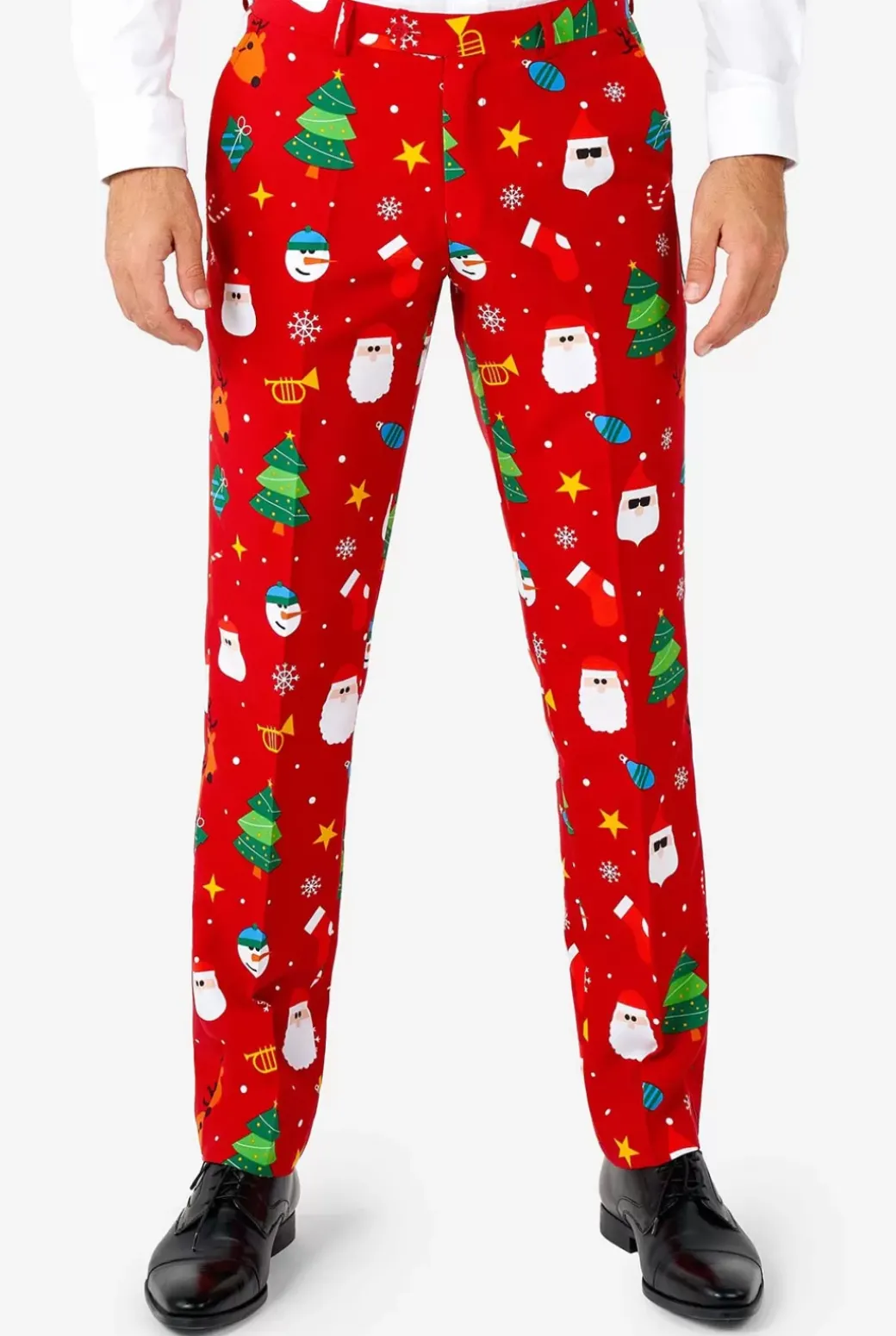 OppoSuits Festivity Red^Men Christmas Suits