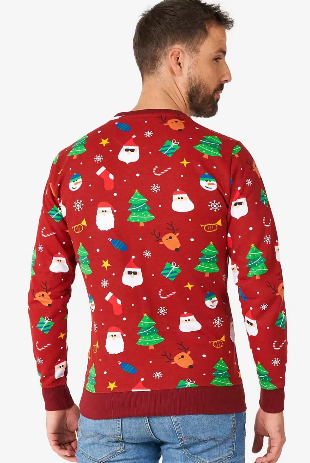 OppoSuits Festivity Red^Men Christmas Sweaters