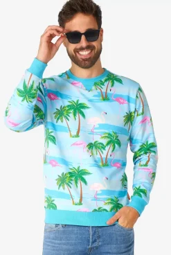OppoSuits Flaminguy^Men Deluxe Sweaters