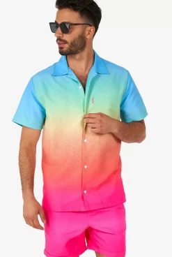 OppoSuits Funky Fade^Men Printed Summer Sets