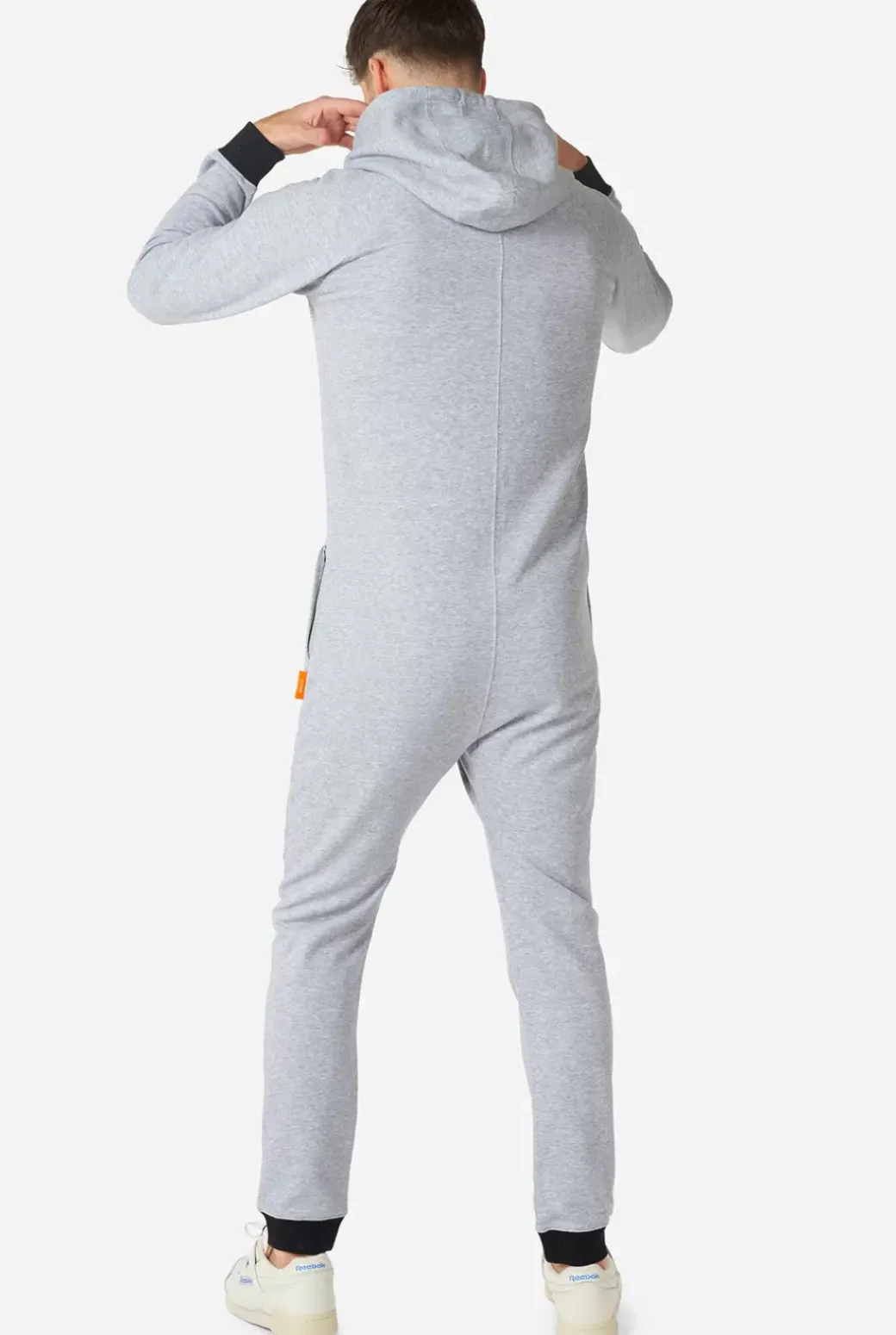 OppoSuits Gentle Grey^Men Solid Colored Onesies