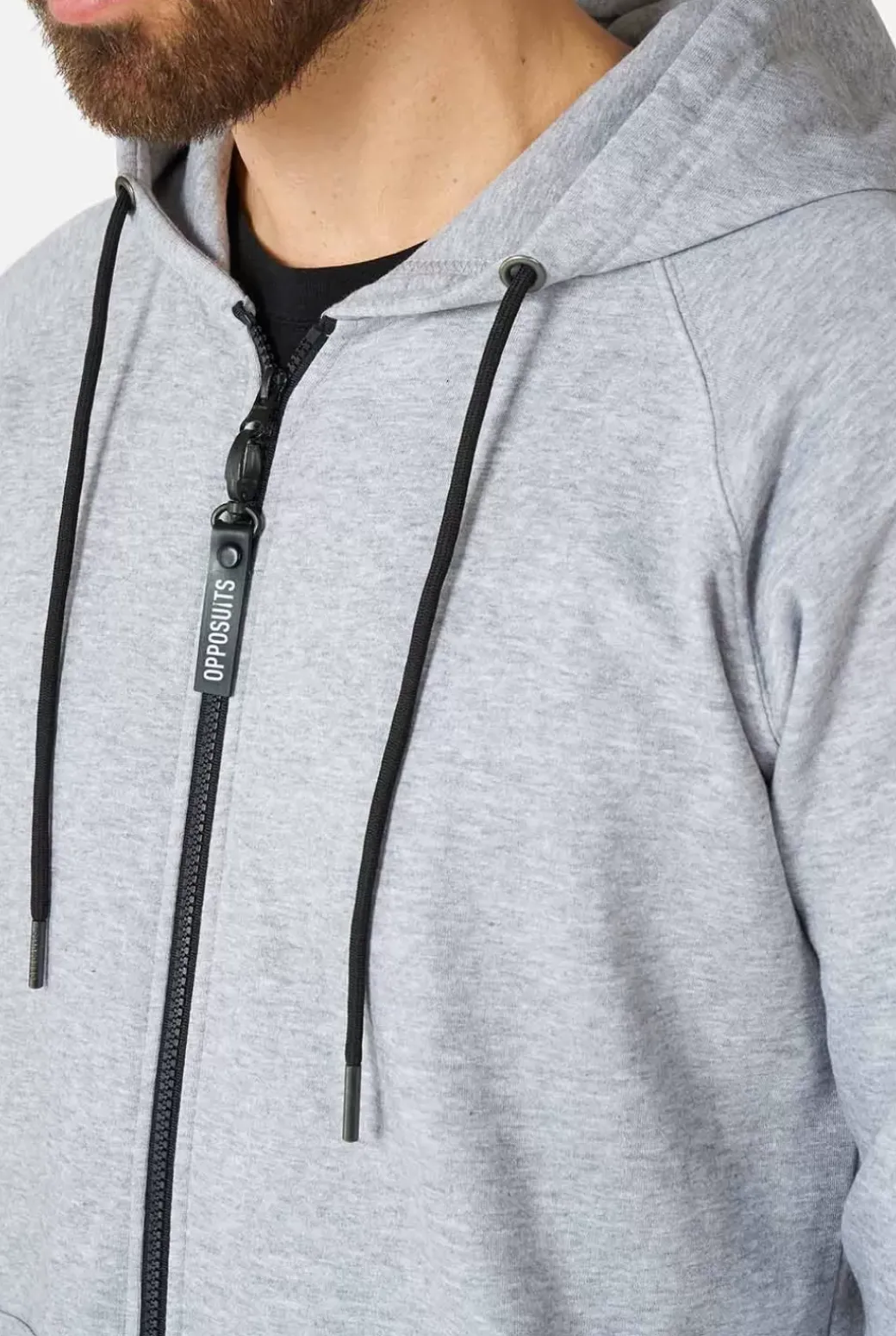 OppoSuits Gentle Grey^Men Solid Colored Onesies