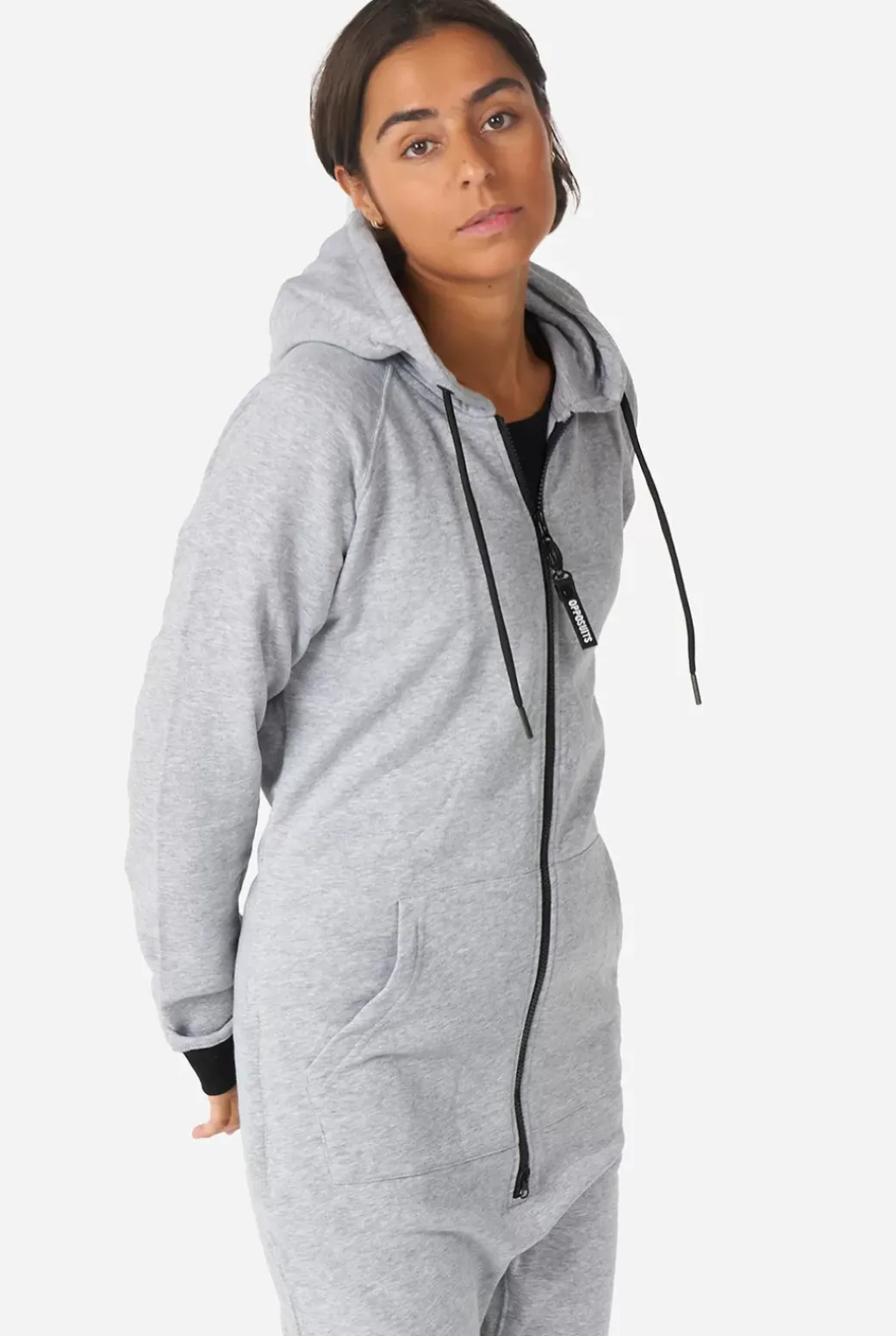 OppoSuits Gentle Grey^Men Solid Colored Onesies