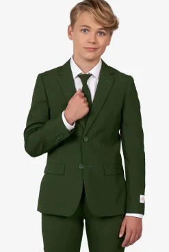 OppoSuits Glorious Green^Teen Boys Prom Suits