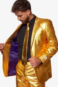 OppoSuits Groovy Gold^Men Christmas Suits