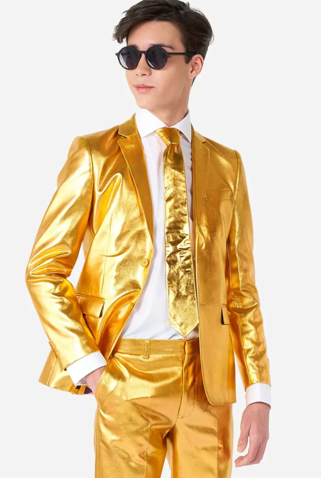 OppoSuits Groovy Gold^Teen Boys Prom Suits