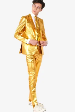 OppoSuits Groovy Gold^Teen Boys Prom Suits