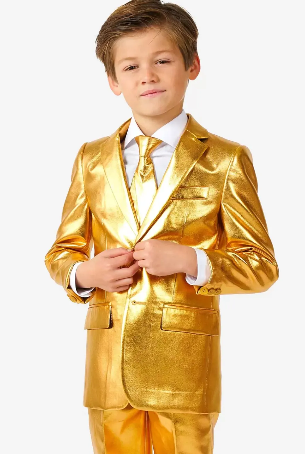 OppoSuits Groovy Gold^Boys Solid Colored Suits
