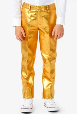 OppoSuits Groovy Gold^Boys Solid Colored Suits