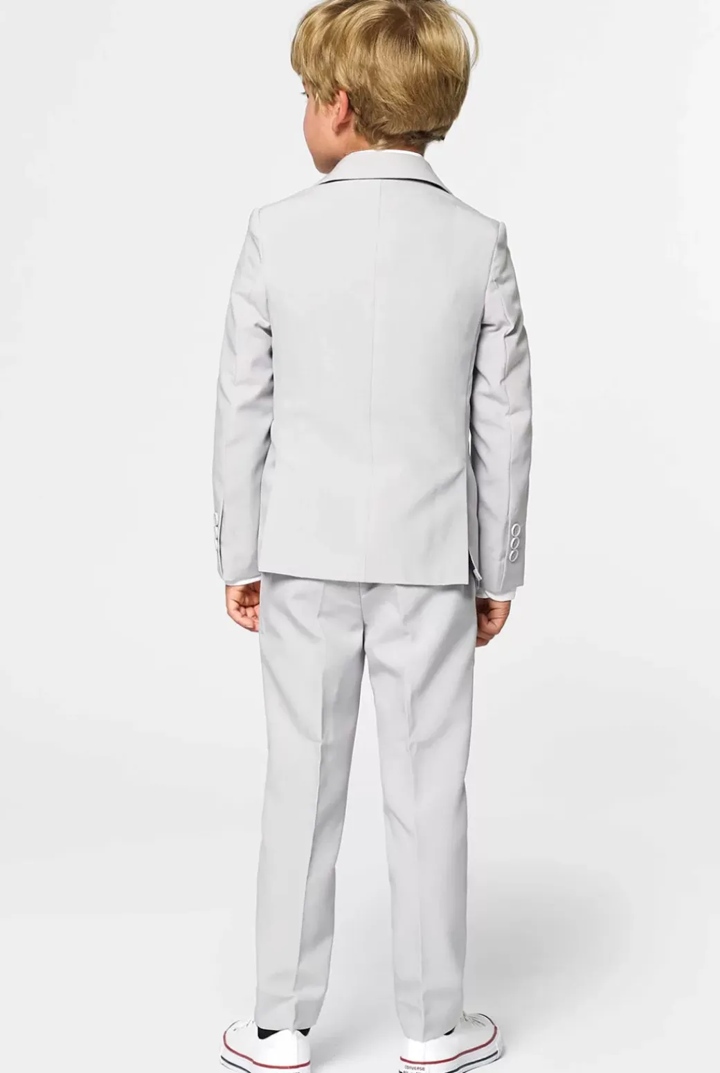 OppoSuits Groovy Grey^Boys Solid Colored Suits