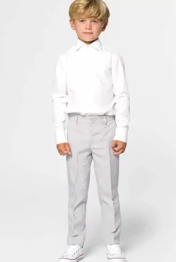 OppoSuits Groovy Grey^Boys Solid Colored Suits