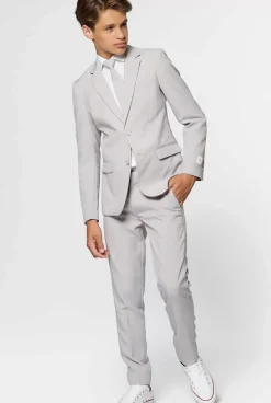 OppoSuits Groovy Grey^Teen Boys Prom Suits