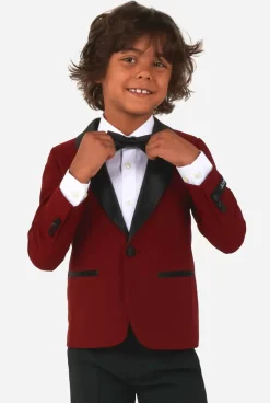 OppoSuits Hot Burgundy^Boys Tuxedos