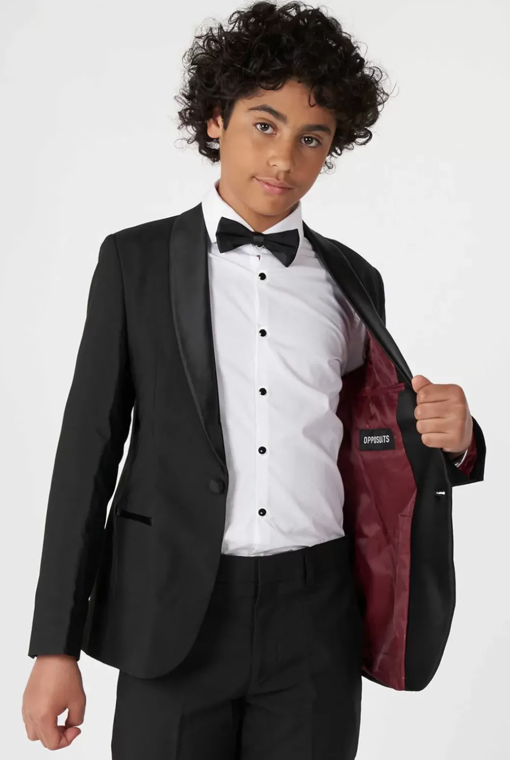 OppoSuits Jet Set Black^Teen Boys Tuxedos