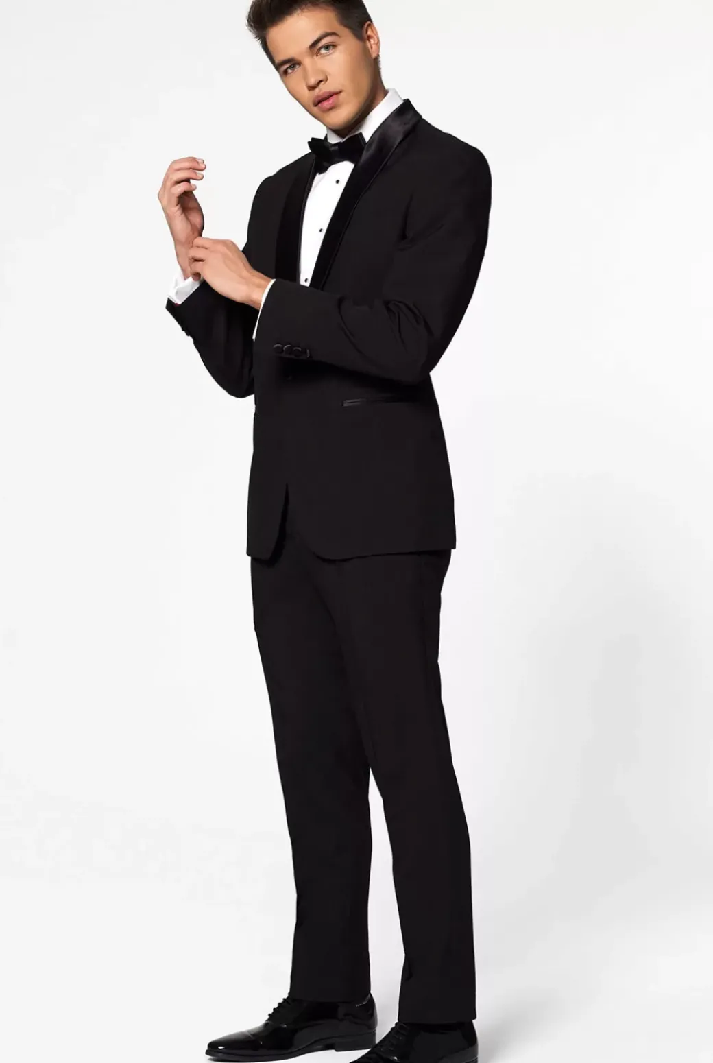 OppoSuits Jet Set Black^Men Christmas Tuxedos