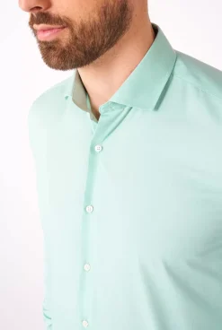 OppoSuits Magic Mint^Men Solid Colored Shirts