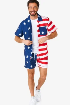 OppoSuits Mcsummer^Men Printed Summer Sets