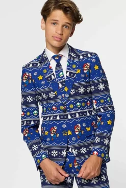 OppoSuits Merry Mario™^Teen Boys Christmas Suits