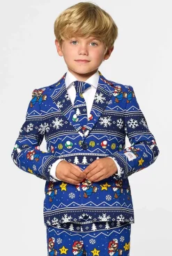 OppoSuits Merry Mario™^Boys Christmas Suits
