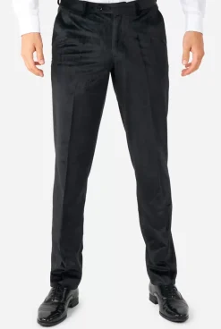 OppoSuits Midnight Black Velvet^Men Christmas Tuxedos